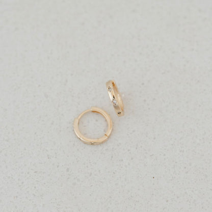 Small Star Hoops