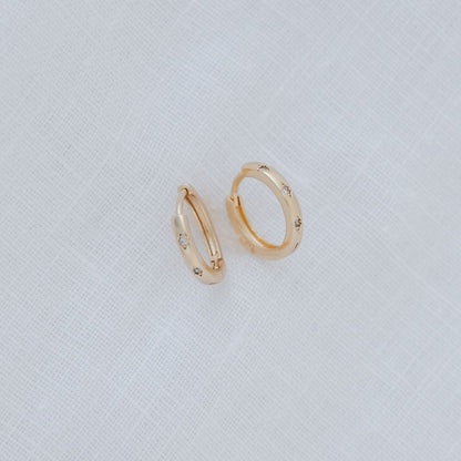 Small Star Hoops