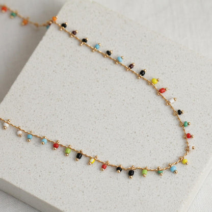 Multi Colour Bead Necklace