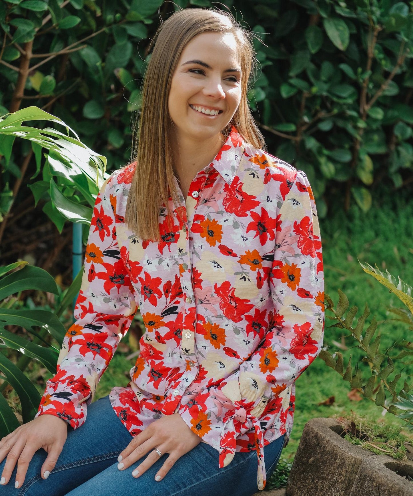 Be Still Floral Blouse