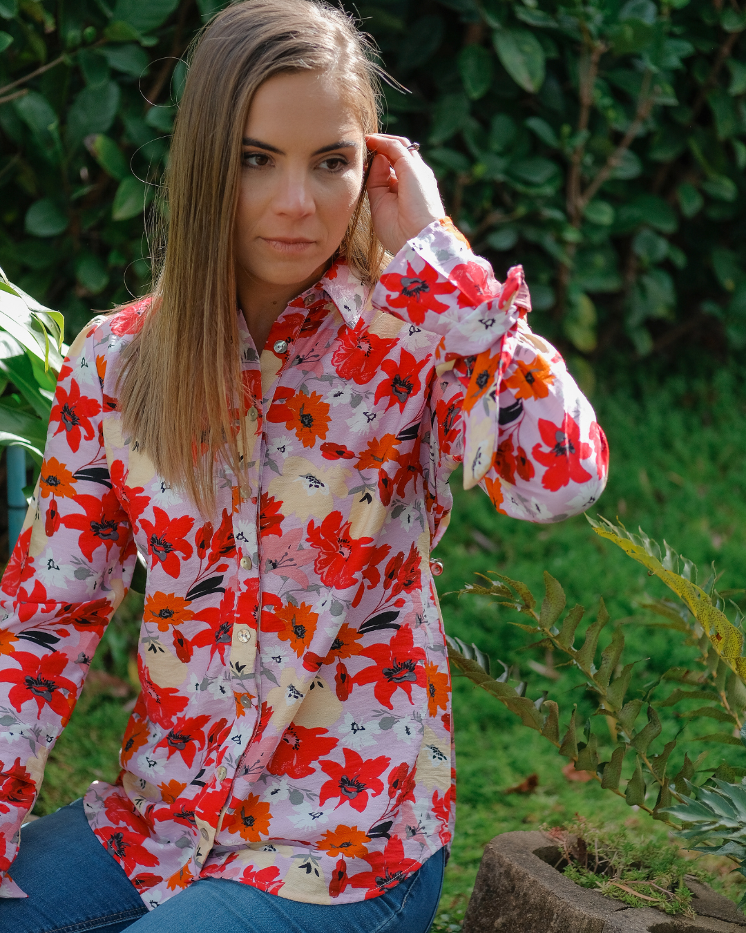 Be Still Floral Blouse