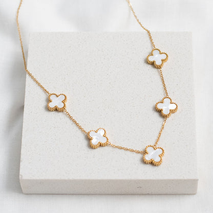 White Flower Necklace