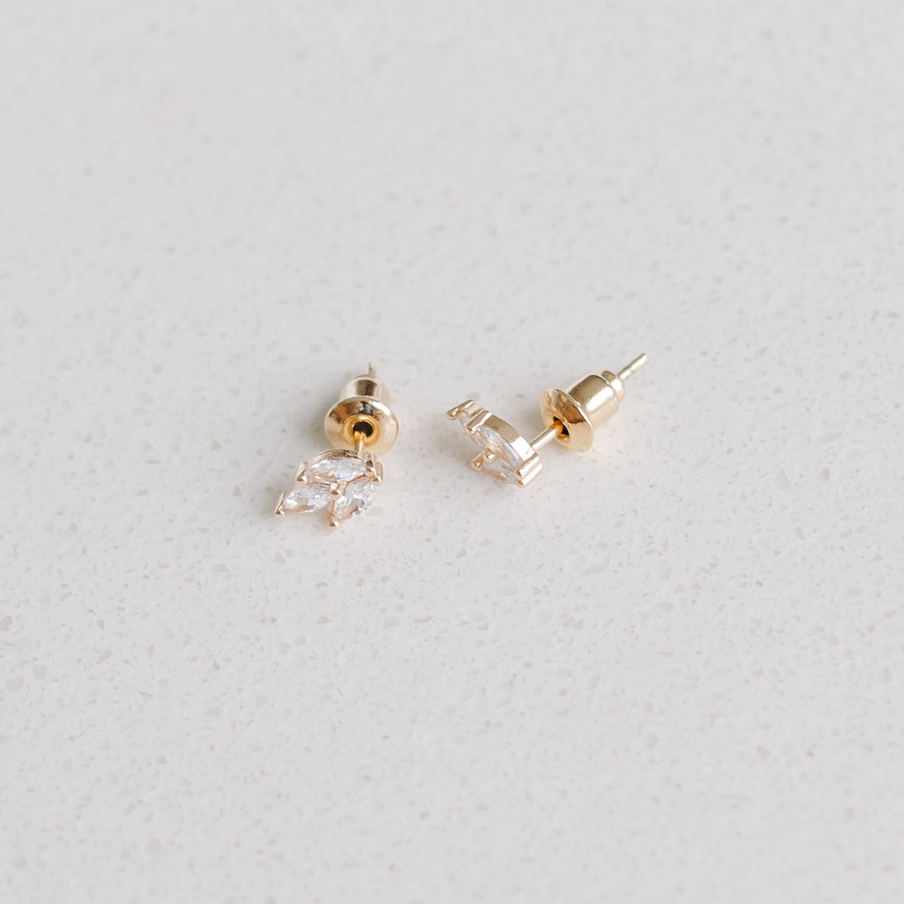 Dainty Leaf Studs