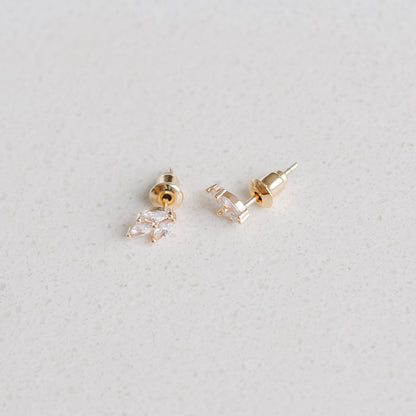 Dainty Leaf Studs