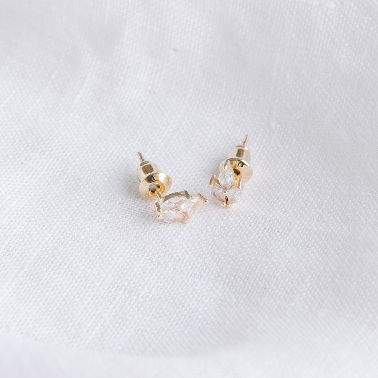 Dainty Leaf Studs