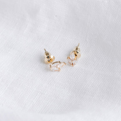 Dainty Leaf Studs
