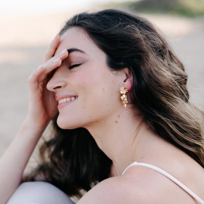 Petal Drop Earrings