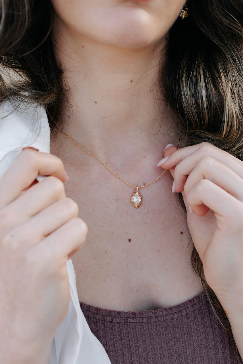 Large Diamante Pendant